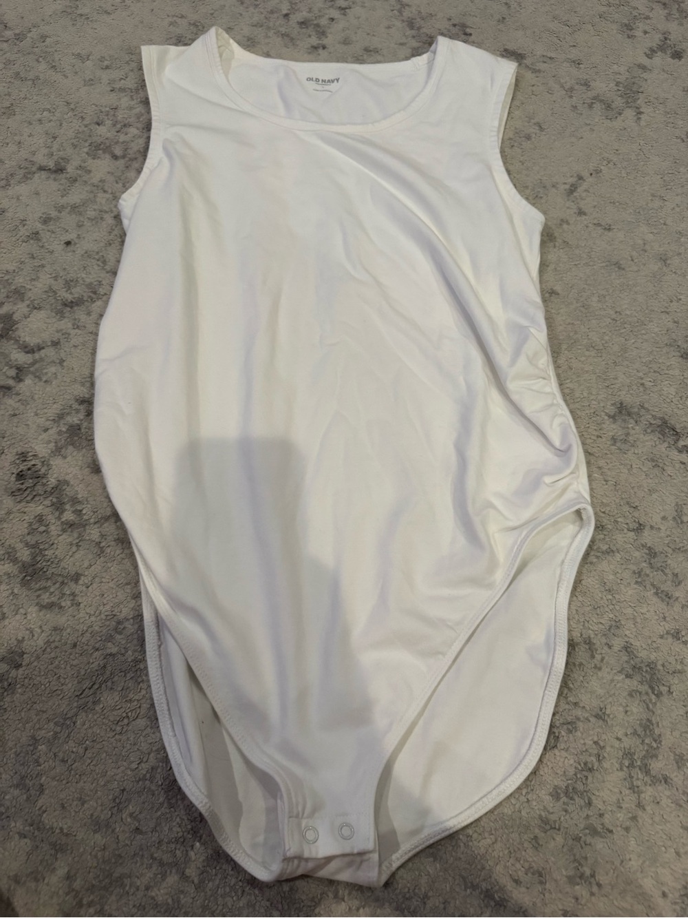 Old Navy White Maternity Bodysuit